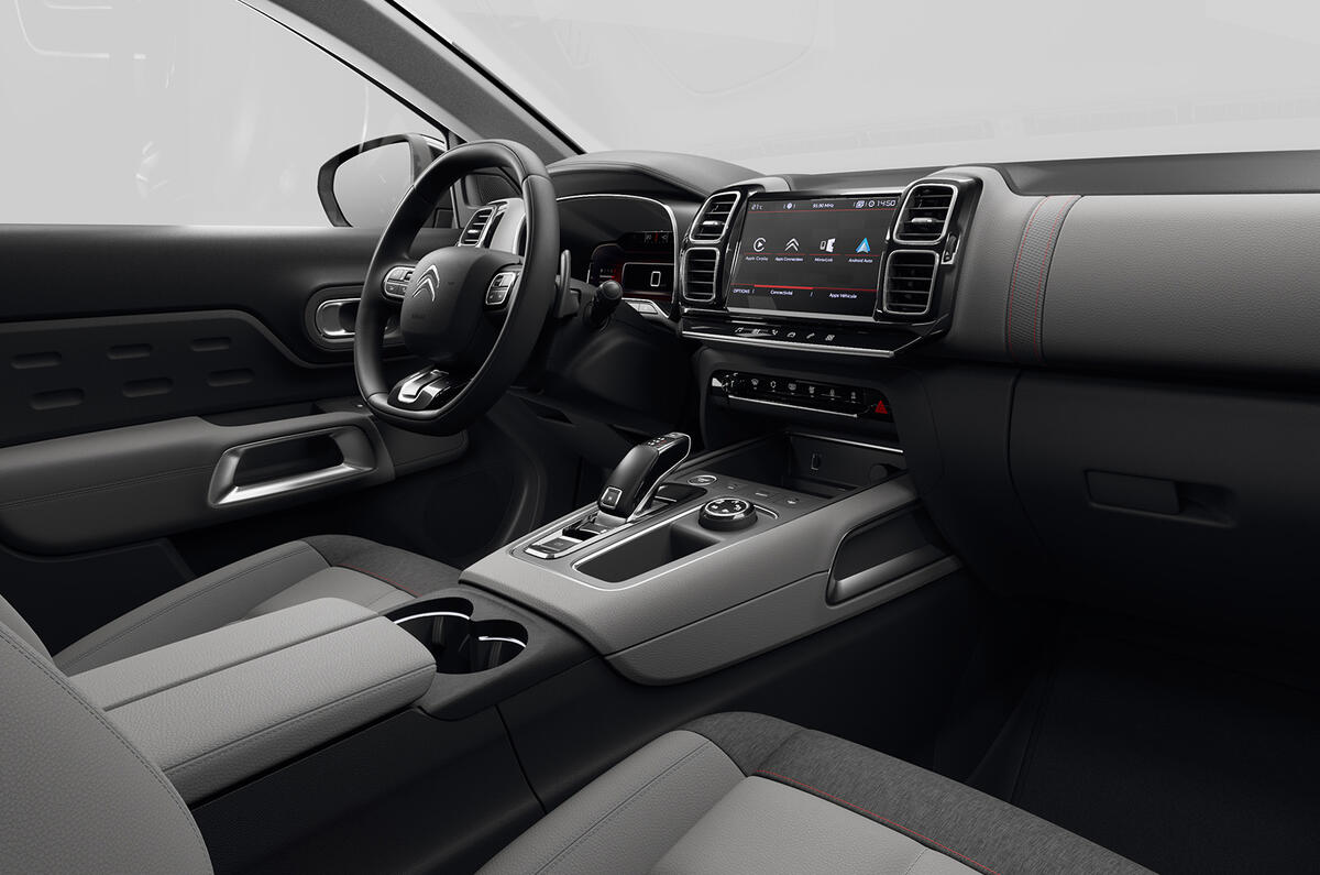 Citroen C5 Aircross 2018 European launch cabin