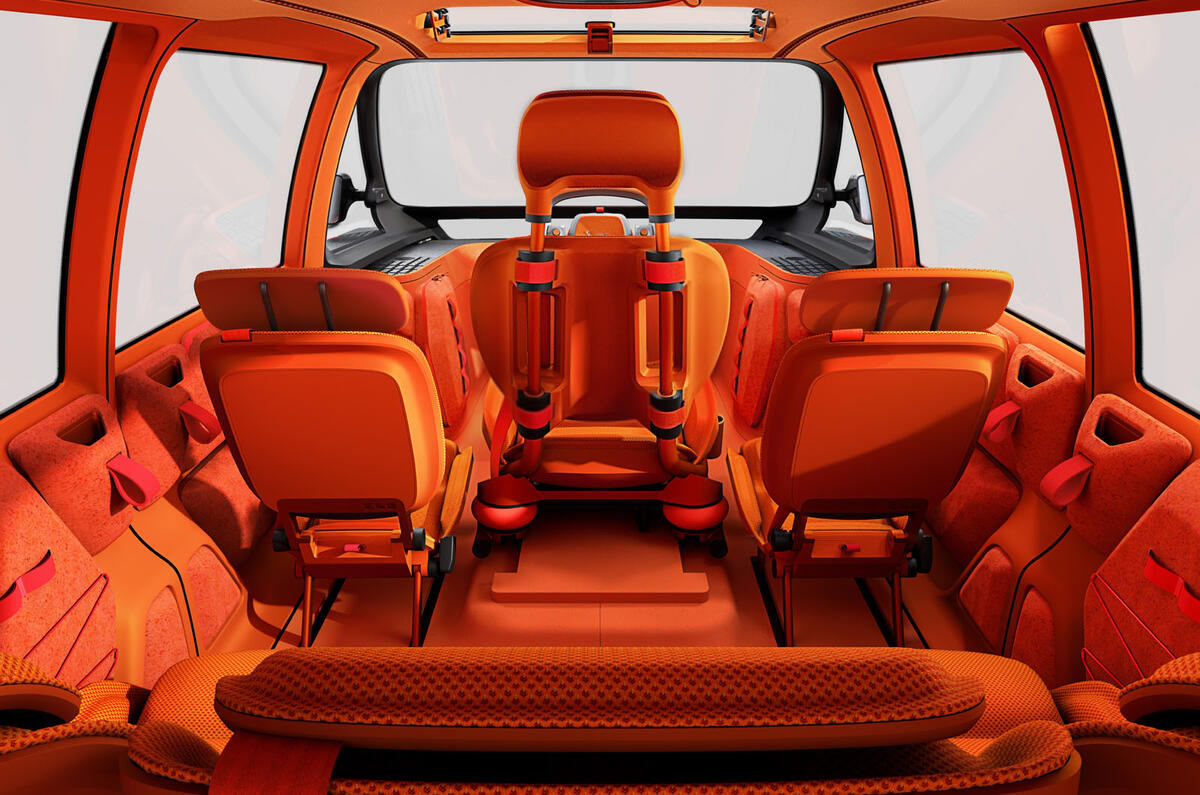 Citroen ELO second row view