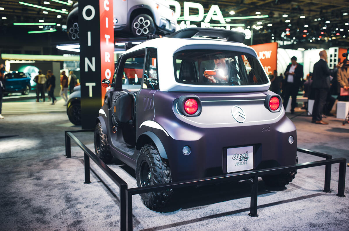 Citroen Ami update   rear   Paris Motor Show Citroen Ami update   rear   Paris Motor Show