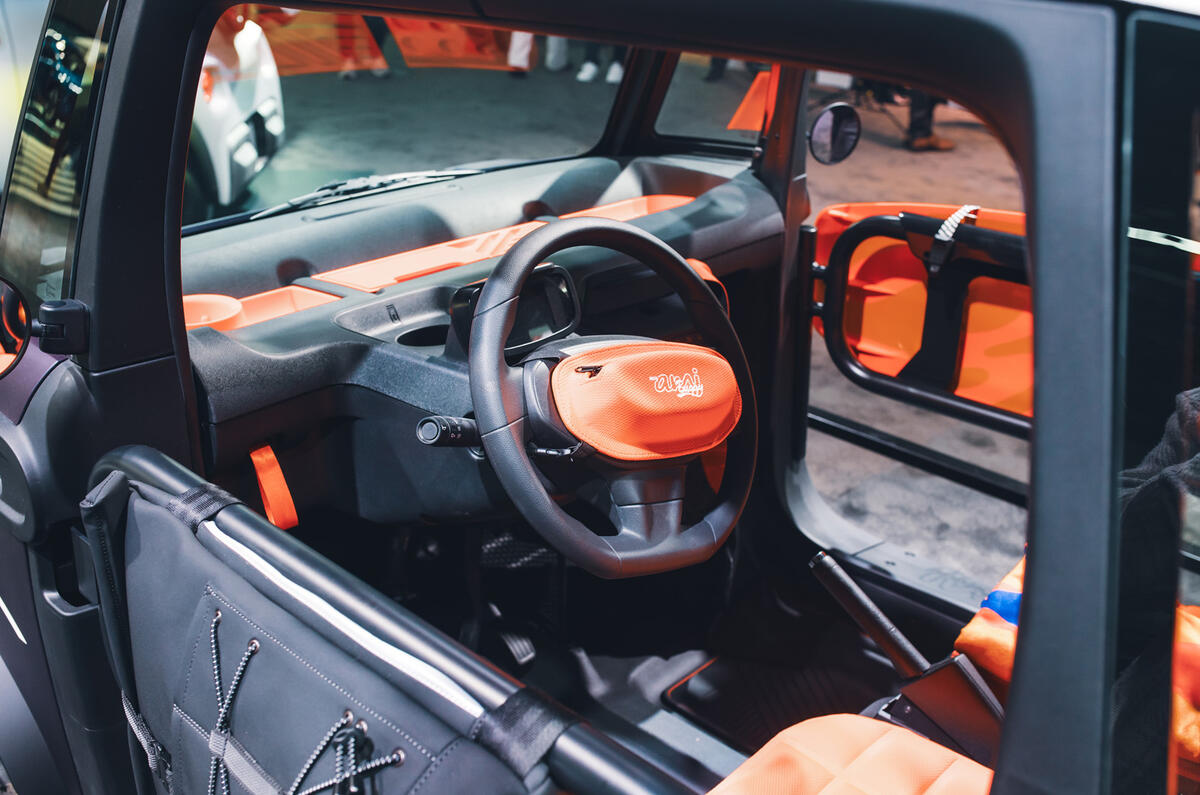 Citroen Ami update   steering wheel   Paris Motor Show Citroen Ami update   steering wheel   Paris Motor Show