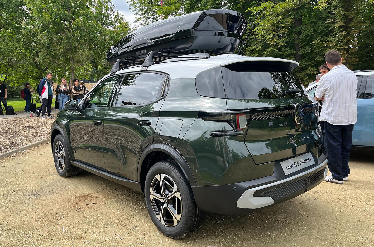 Citroen C3 Aircross rear angle Citroen C3 Aircross rear angle
