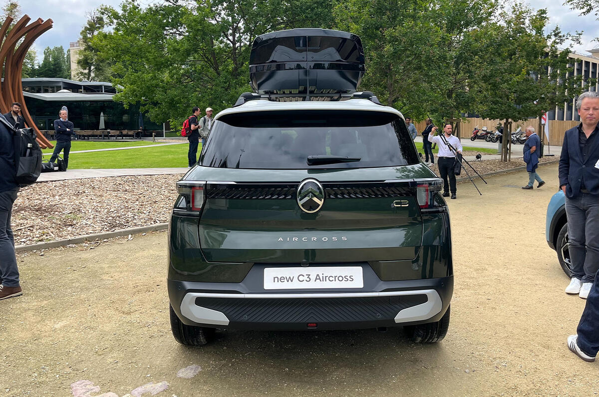 Citroen C3 Aircross rear parked Citroen C3 Aircross rear parked