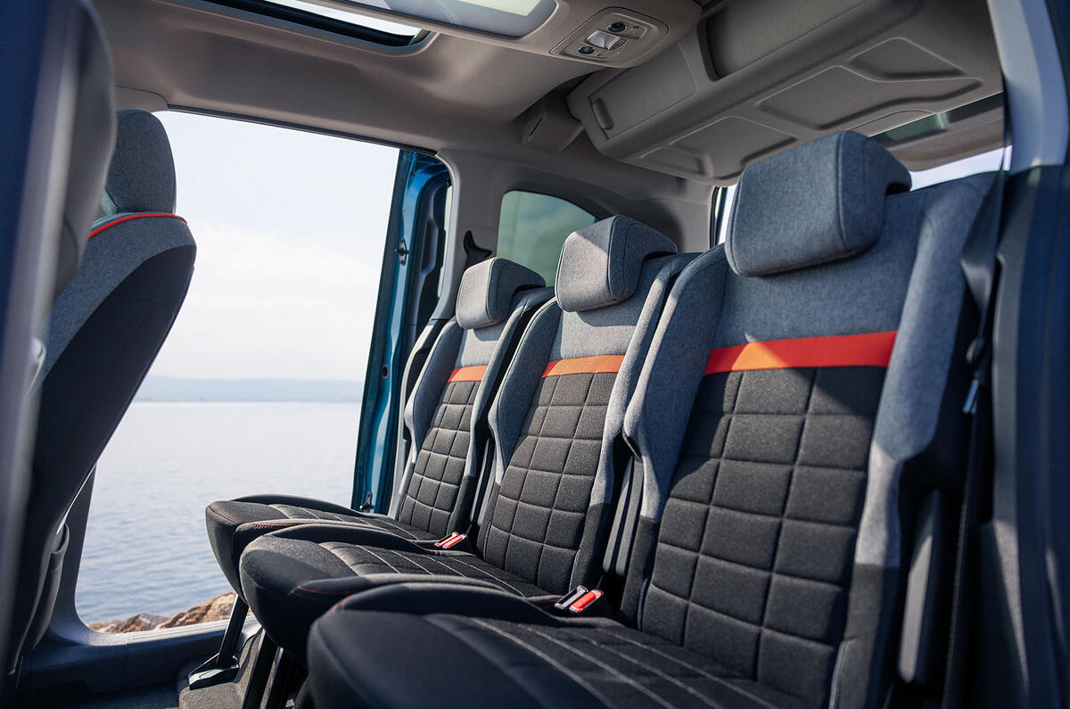 Citroen E Berlingo rear seats