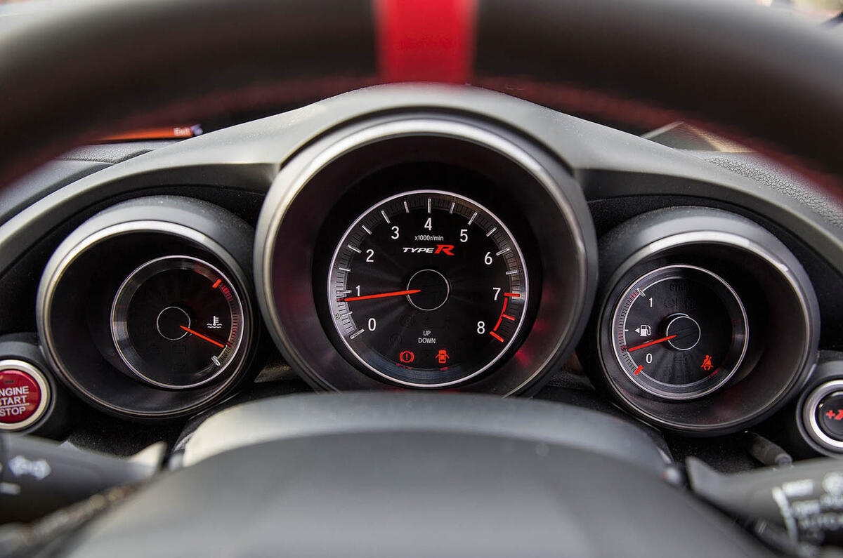 Honda Civic Type R dials