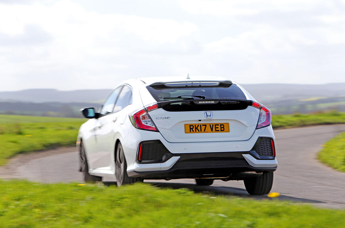 Honda Civic vs Peugeot 308 vs Volkswagen Golf: group test