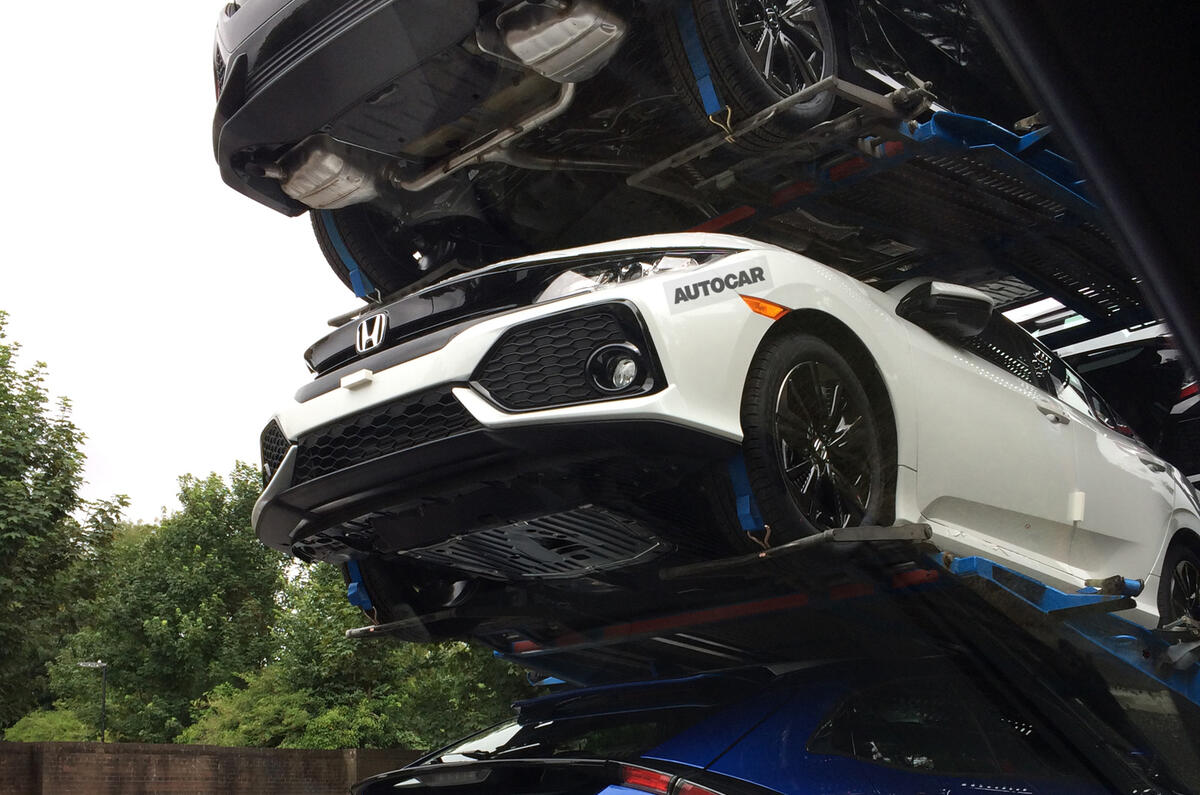 Honda Civic spotted by Autocar reader
