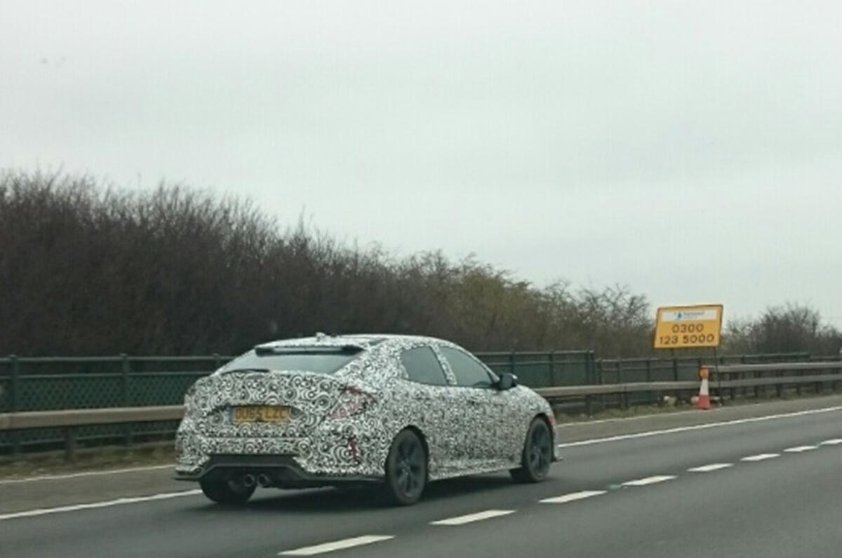 Honda Civic spotted by Autocar reader