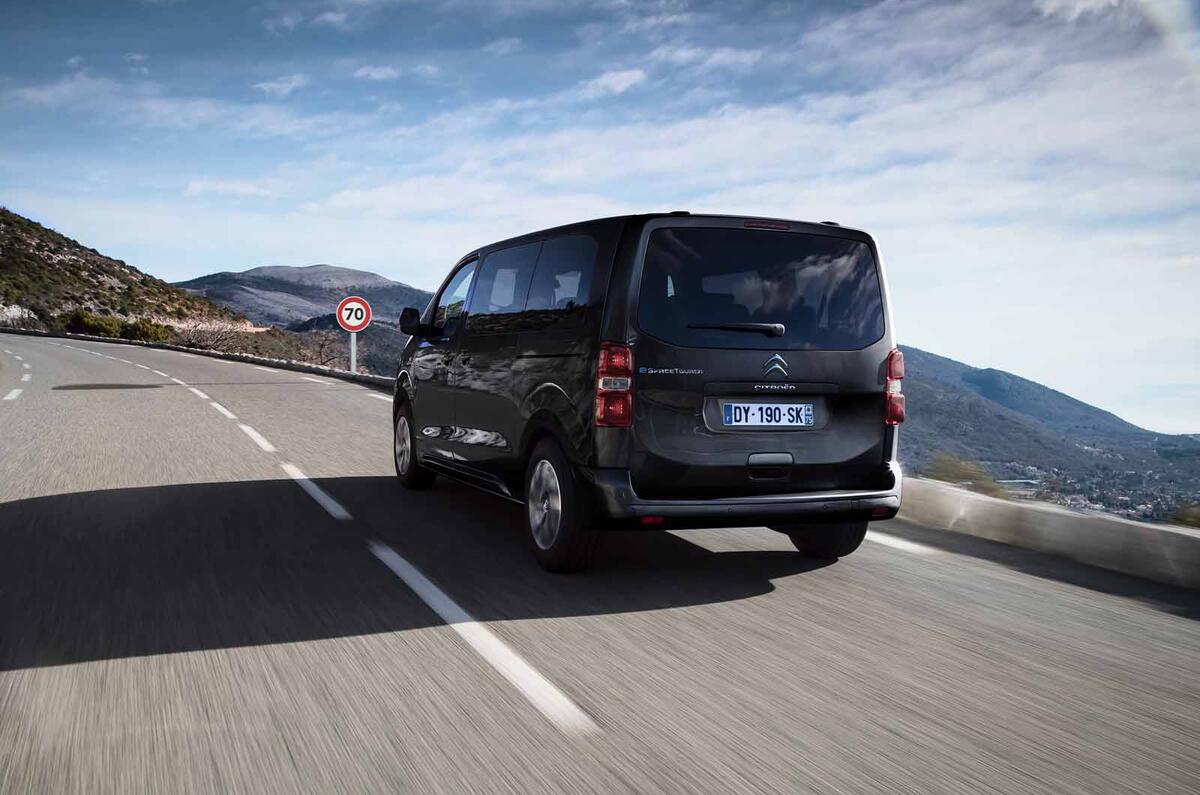 Citroen e-Spacetourer rear Citroen e-Spacetourer rear