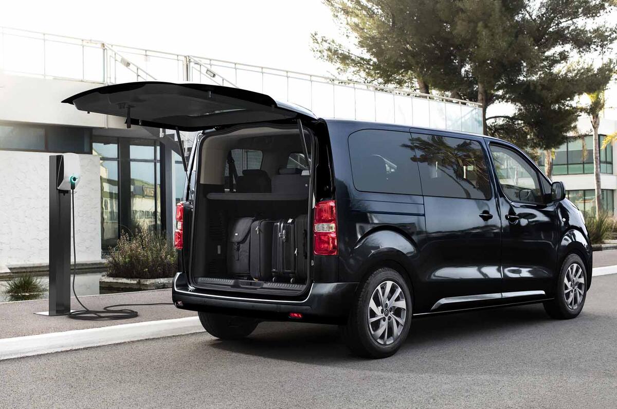 Citroen e-Spacetourer rear open Citroen e-Spacetourer rear open