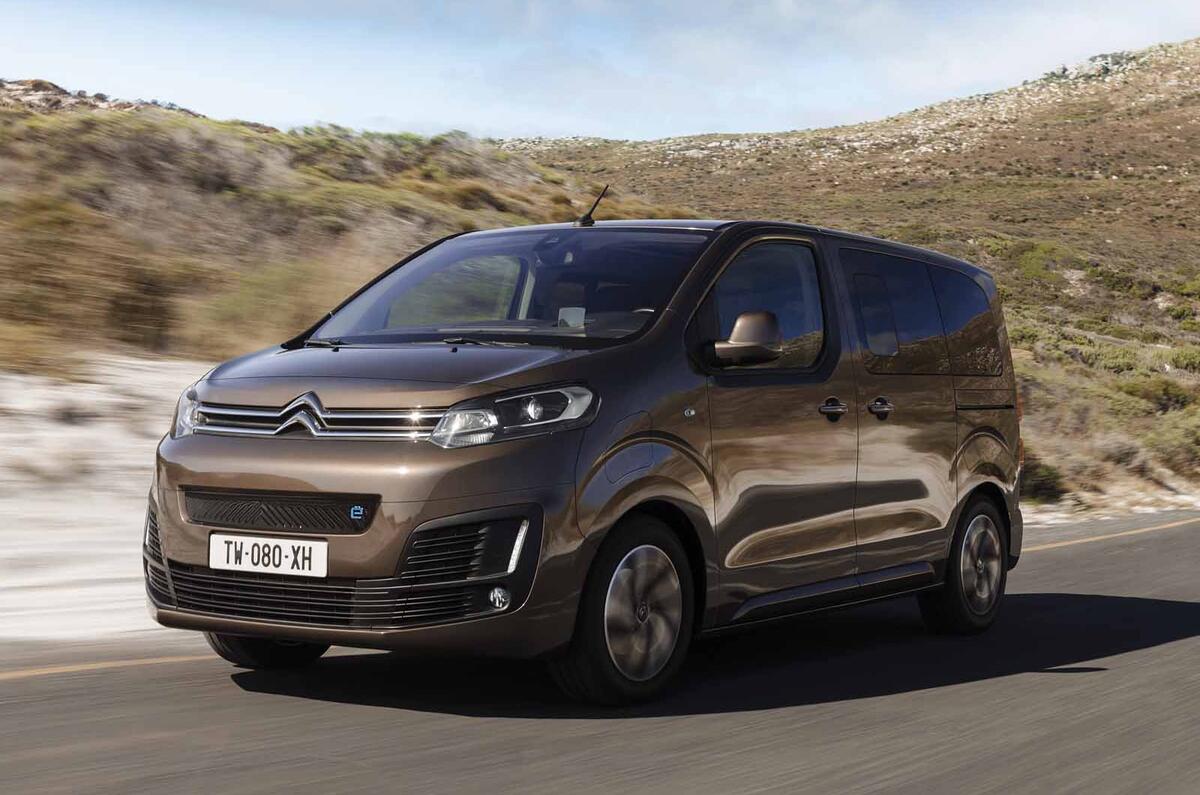 Citroen e-Spacetourer front side Citroen e-Spacetourer front side