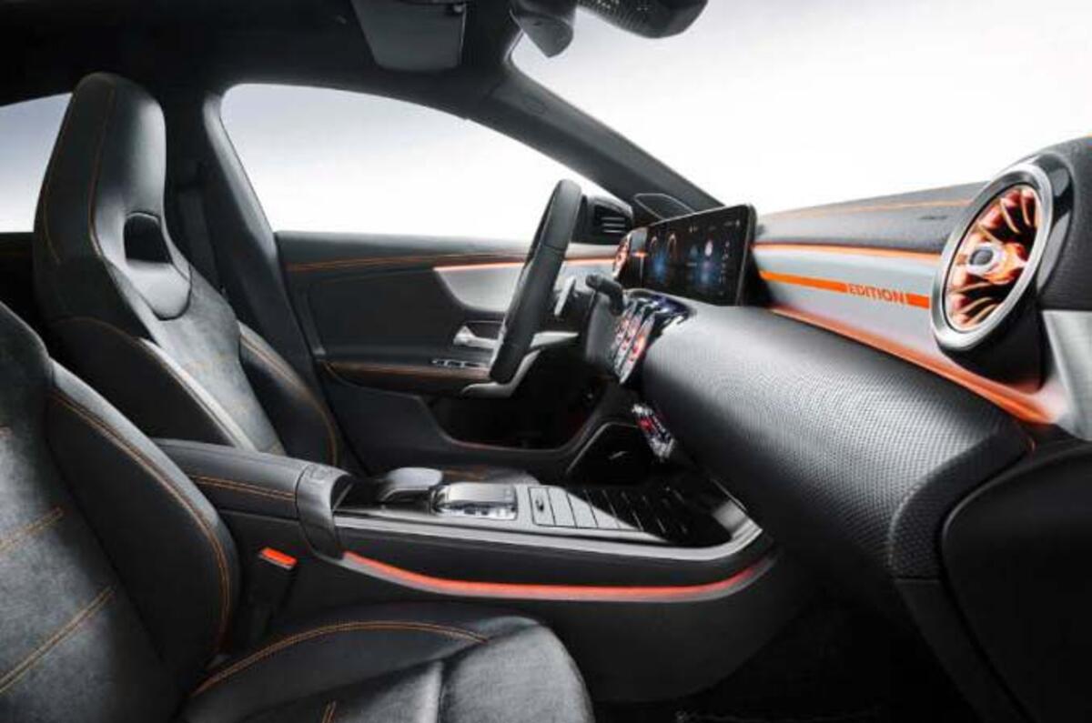 Mercedes CLA leaked image by Redline front cabin