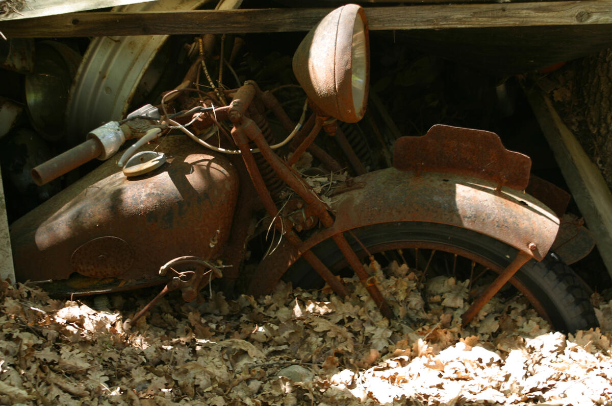 Rust motorbike