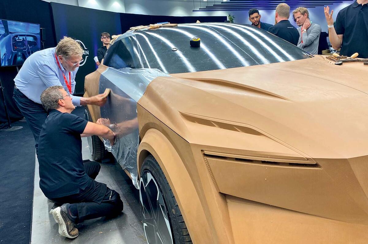 Clay modelling Nissan Qashqai