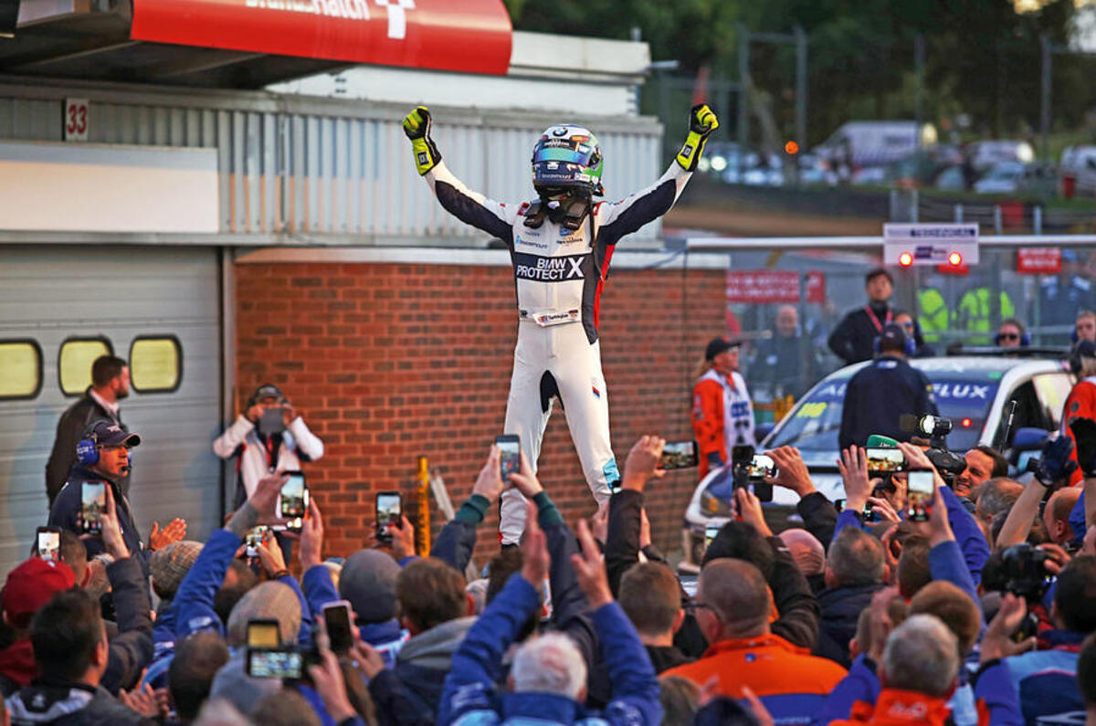 Colin Turkington celebration