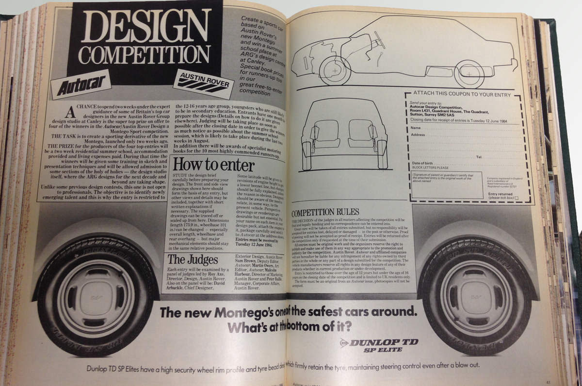 Austin Montego design competition