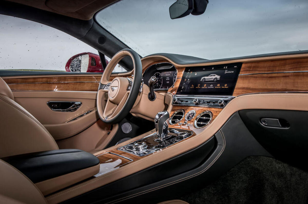 Bentley Continental GT interior 