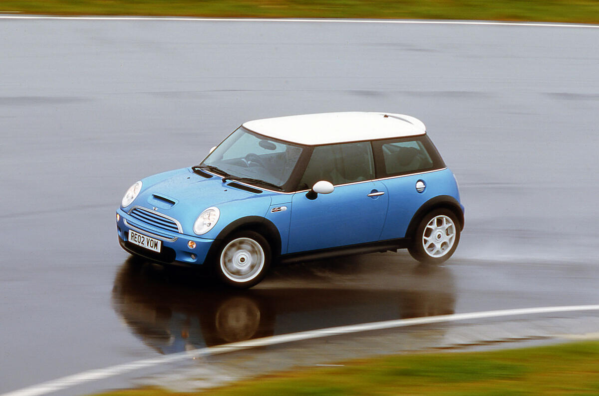 Mini Cooper S cornering