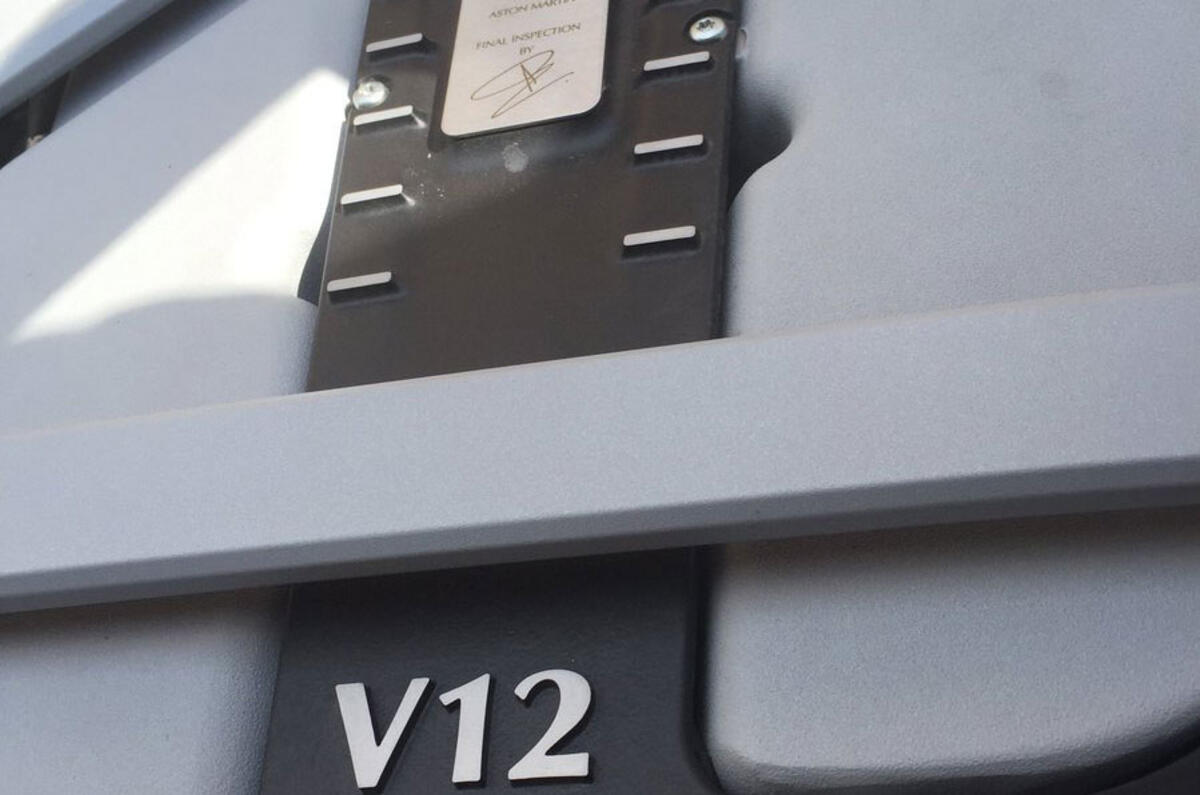 Aston Martin DB9 - Andy Palmer plaque