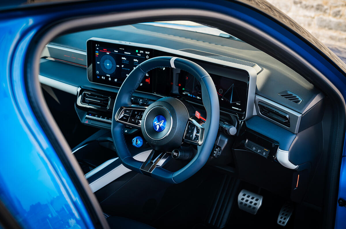 Alpine A290 interior