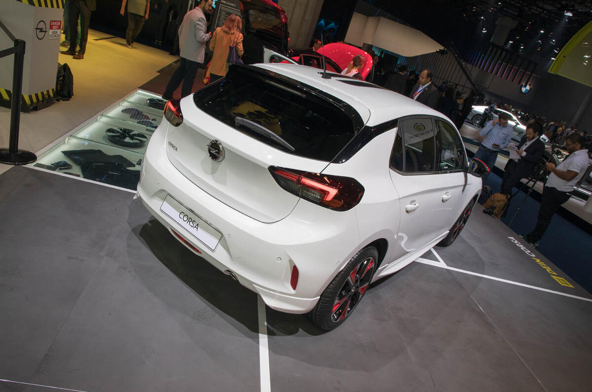 2020 Vauxhall Corsa-e at Frankfurt motor show 2019