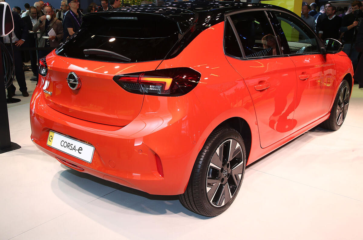 2020 Vauxhall Corsa-e at Frankfurt motor show 2019