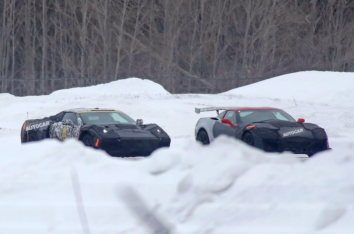 Mid-engined Chevrolet Corvette C8 spotted testing
