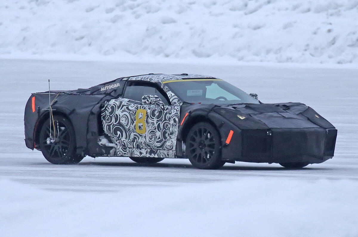 Mid-engined Chevrolet Corvette C8 spotted testing