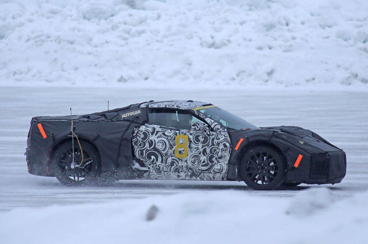 Mid-engined Chevrolet Corvette C8 spotted testing