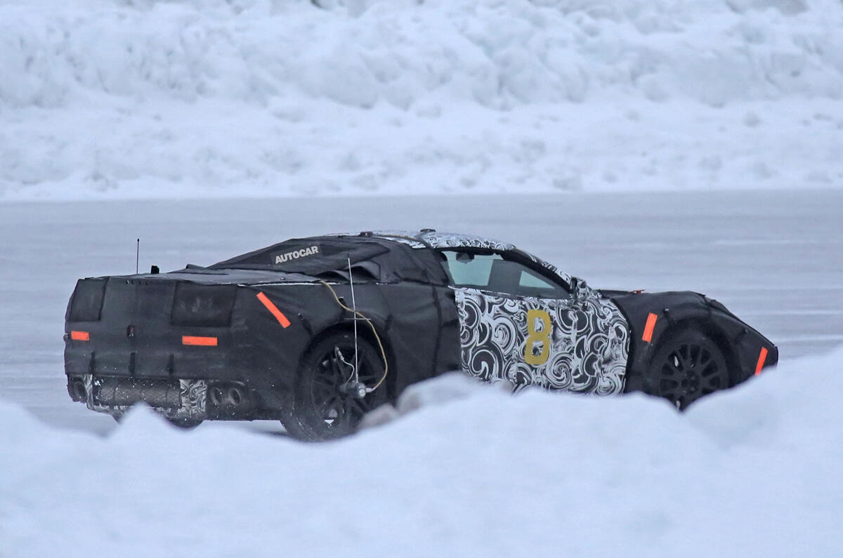 Mid-engined Chevrolet Corvette C8 spotted testing