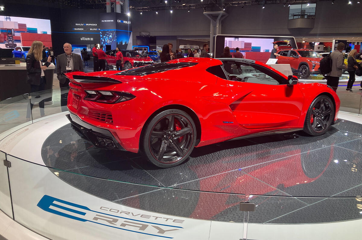Corvette e ray New York rear Corvette e ray New York rear
