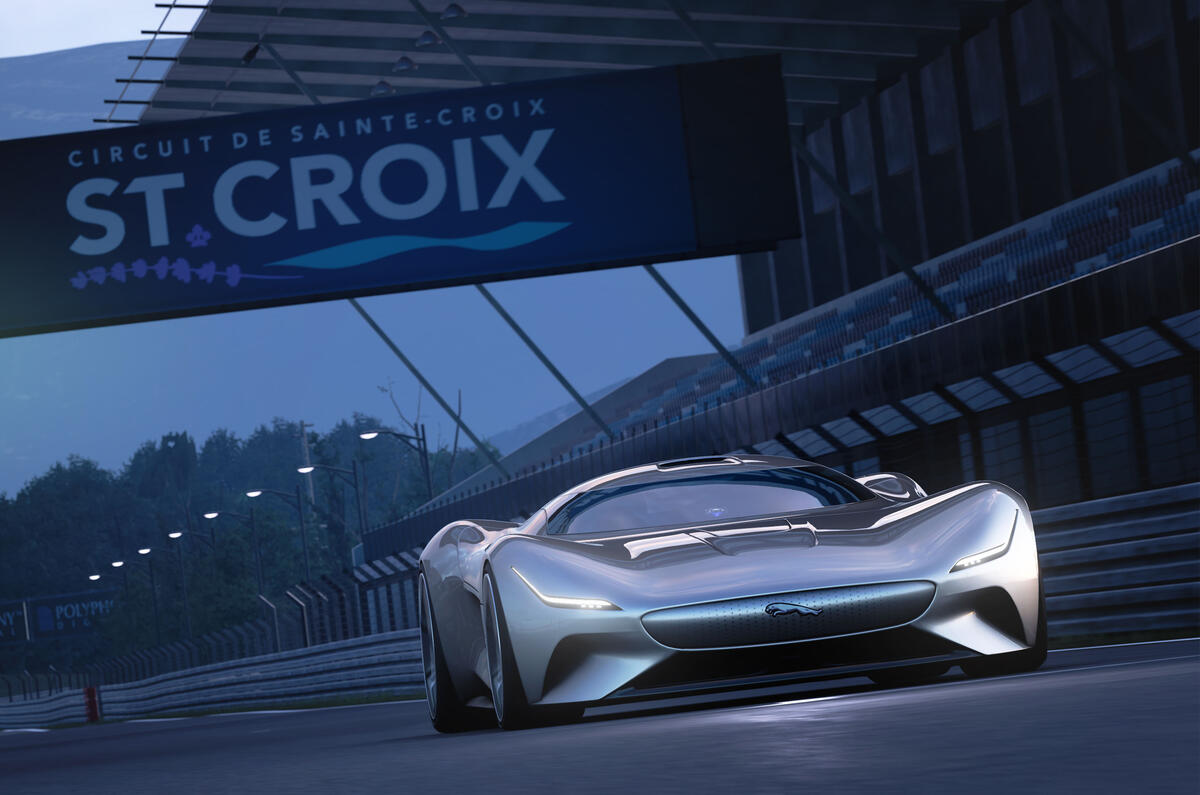 Jaguar Vision GT concept racing