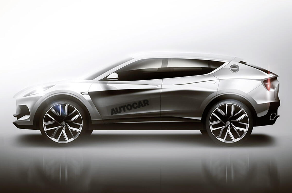 Lotus SUV render Lotus SUV render