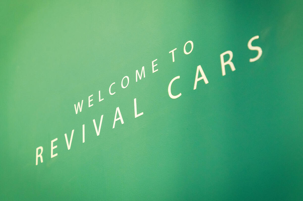 Revival cars sign Revival cars sign
