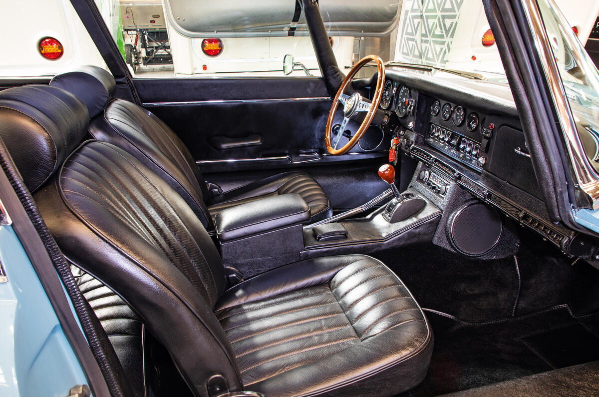 Classic car interior Classic car interior