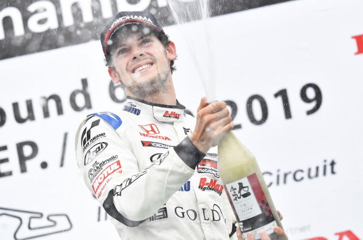 Newey with champagne Newey with champagne
