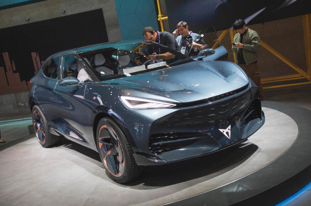 Cupra Tavascan concept - front