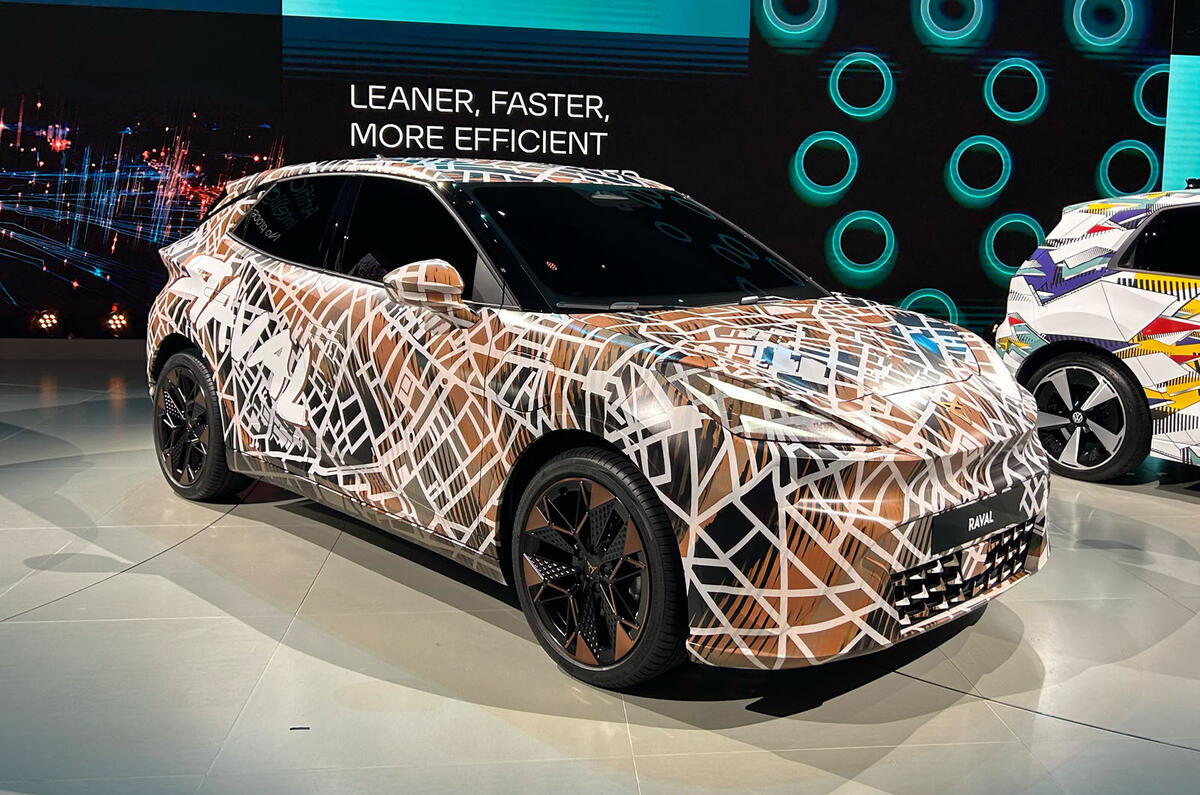 Cupra Raval Munich motor show front quarter