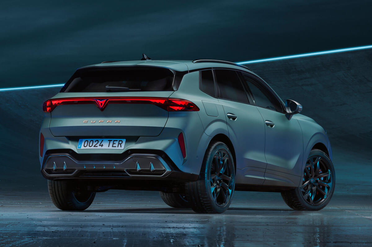 Cupra Terramar rear quarter static