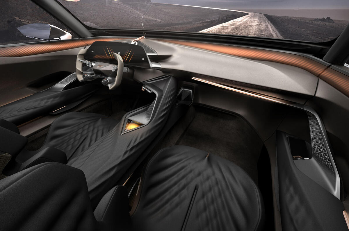 Cupra Tindaya dashboard