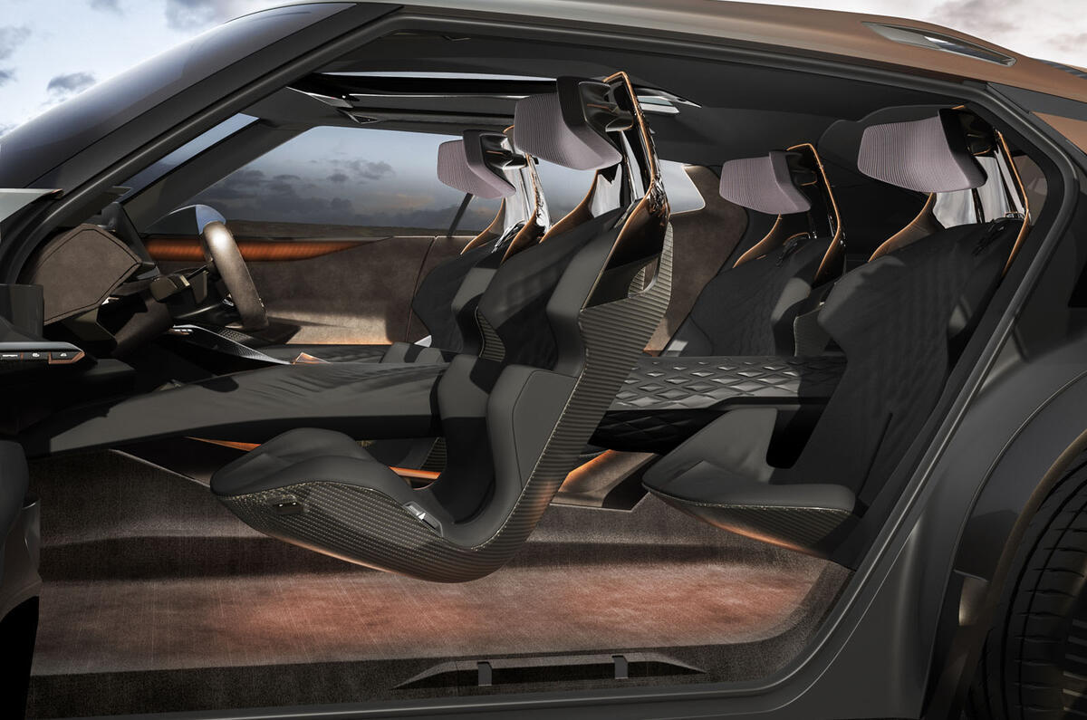 Cupra Tindaya interior seats wide