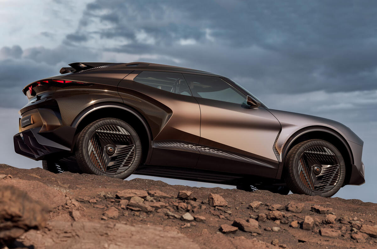 Cupra Tindaya rear quarter low