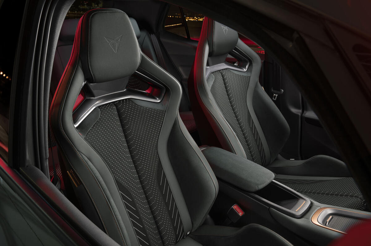 CUPRA Born VZ interior seat