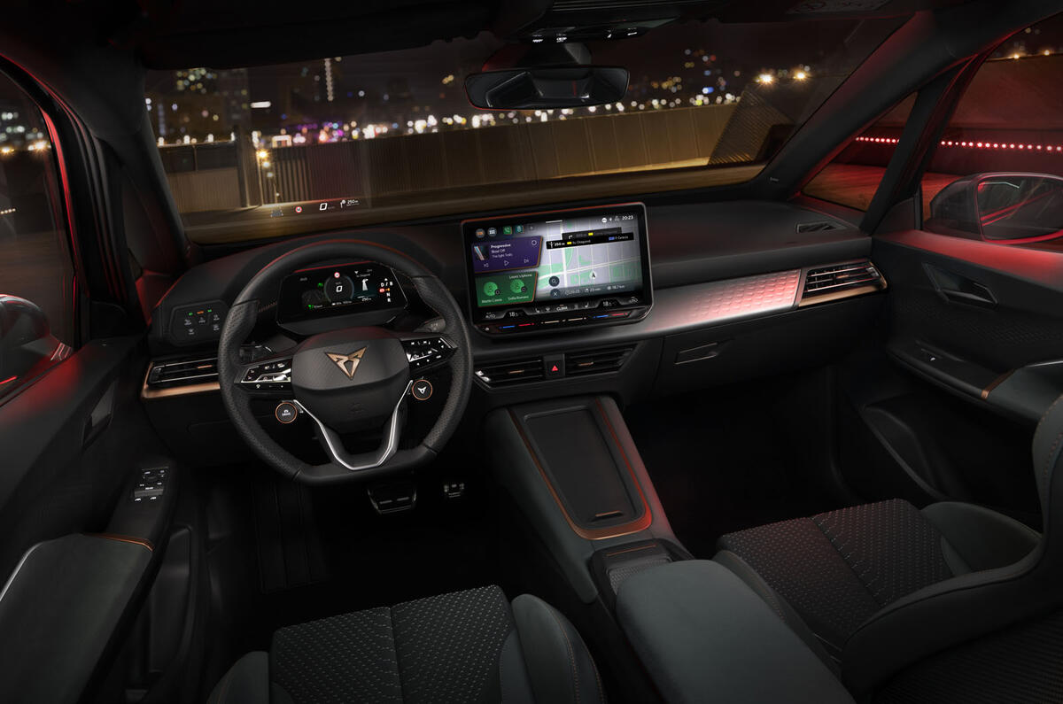 CUPRA Born VZ interior