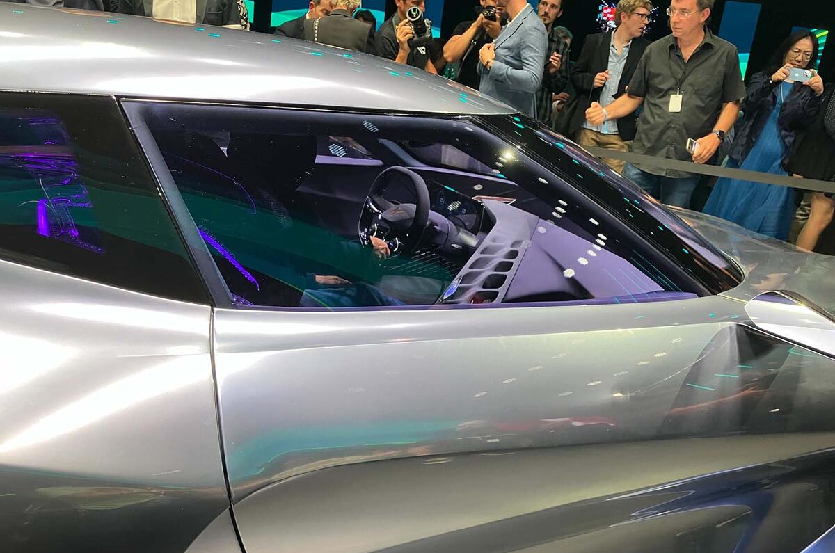 Cupra DarkRebel concept drivers window