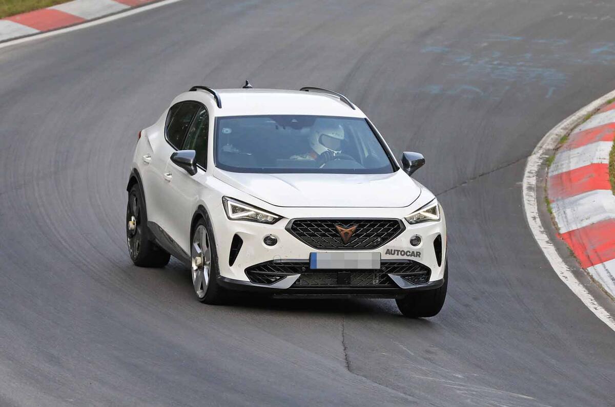 Cupra Formentor five-cylinder prototype front