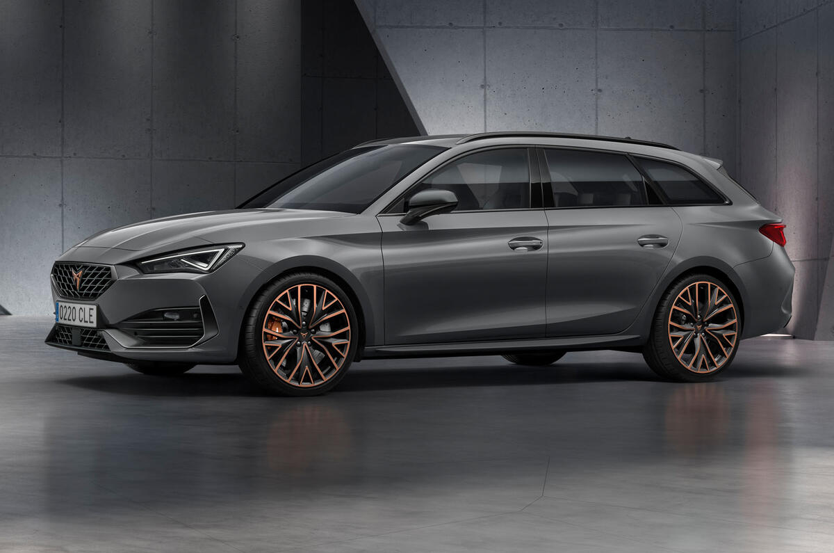 Cupra Leon estate official press images - front Cupra Leon estate official press images - front