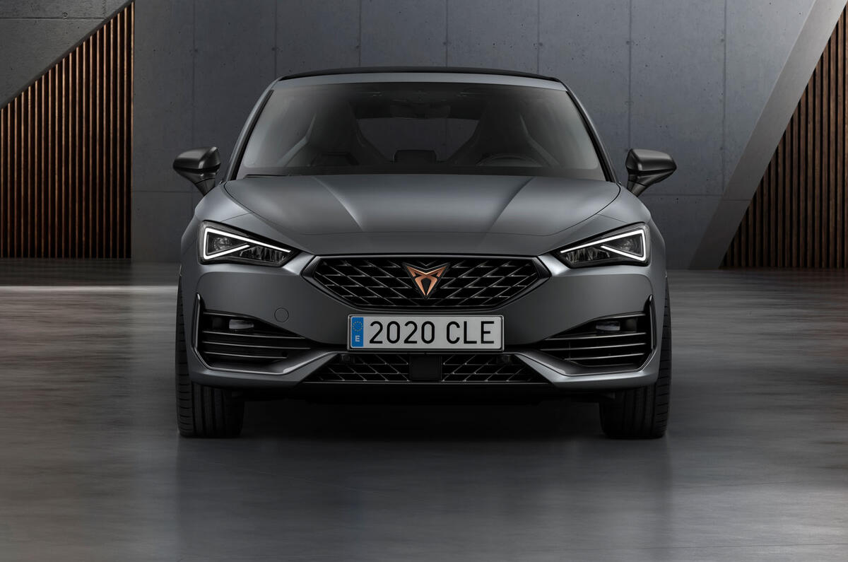 Cupra Leon eHybrid hatch official press images - nose Cupra Leon eHybrid hatch official press images - nose