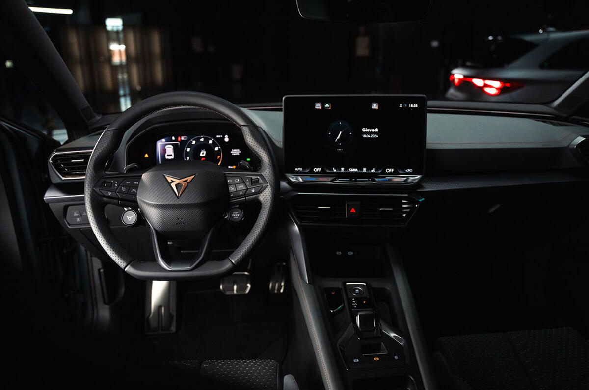 Cupra Leon interior Cupra Leon interior