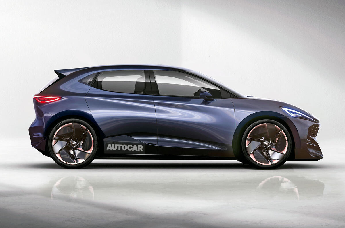Cupra supermini EV render 2019