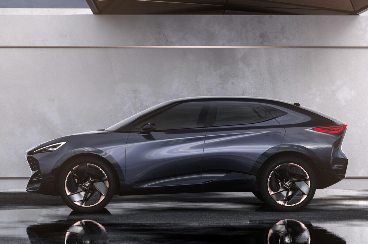 2019 Cupra Tavascan concept - static side